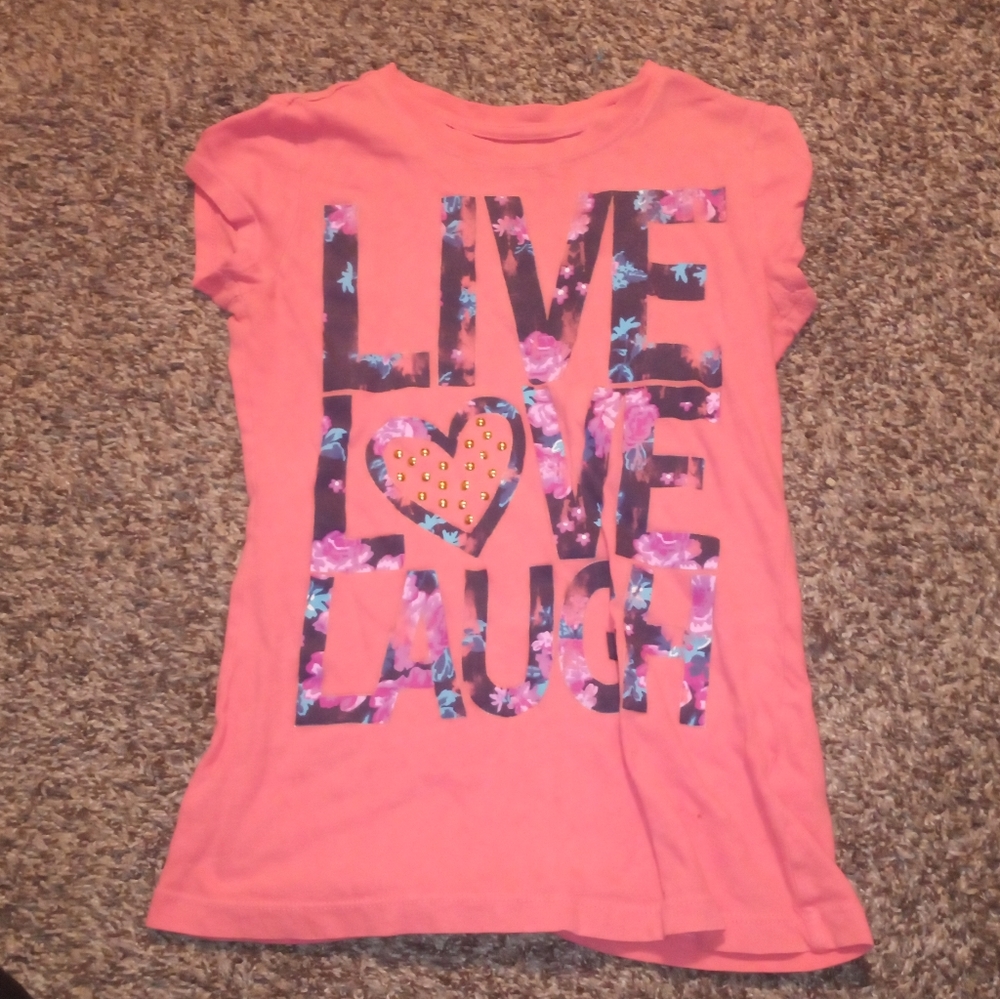 A live love laugh shirt